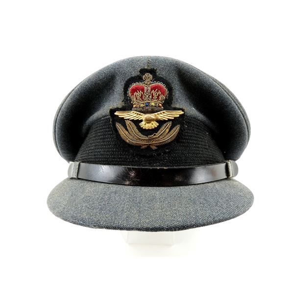 WWII ERA RCAF OFFICER'S PEAKED CAP