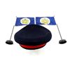 Image 2 : CANADIAN MILITARY PEAKED CAP AND DESK FLAGS LOT