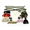 Image 1 : ASSORTED MILITARY / LEGION HATS, FACE MASK, HELMET COVERS, ETC. LOT