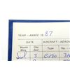 Image 19 : CANADIAN MILITARY DH-41-2 FLIGHT HELMET AND LOG BOOKS, ETC. LOT