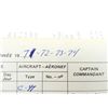 Image 20 : CANADIAN MILITARY DH-41-2 FLIGHT HELMET AND LOG BOOKS, ETC. LOT
