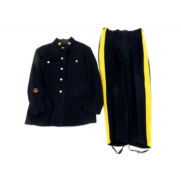 1955 LORD STRATHCONA'S HORSE ROYAL CANADIANS TUNIC AND PANTS LOT