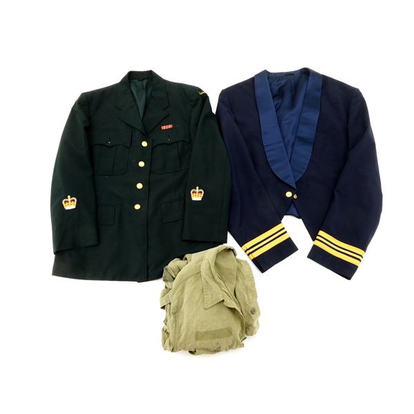 ASSORTED 1960'S / 1970'S CANADIAN MILITARY UNIFORM CLOTHING LOT