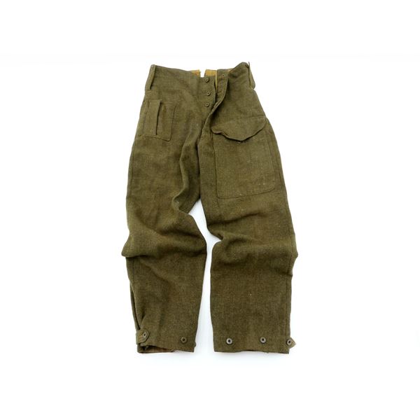 WWII CANADIAN MILITARY BATTLE DRESS PANTS