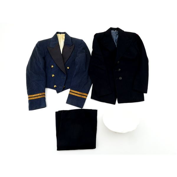 POST-WWII / 1950'S WRCNS UNIFORM AND RCAF MESS DRESS TUNIC LOT