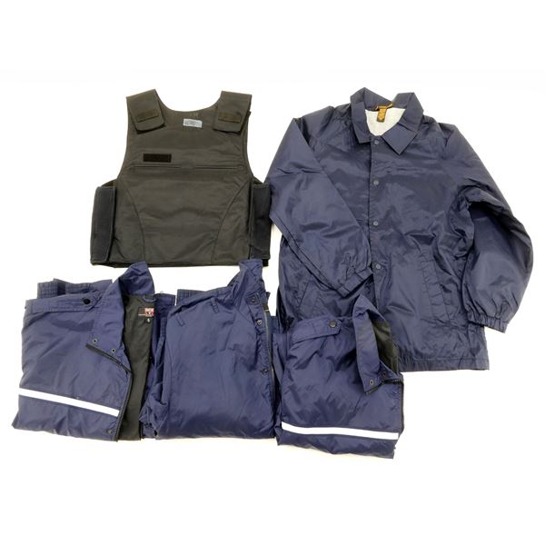 ASSORTED MILITARY STYLE WINDBREAKER JACKETS AND VEST LOT