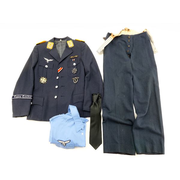 WWII GERMAN LUFTWAFFE TROPICAL TUNIC / LOT