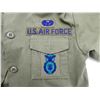 Image 4 : U.S. MILITARY VIETNAM WAR ERA AIR FORCE / AIR POLICE SHIRT AND BADGE LOT
