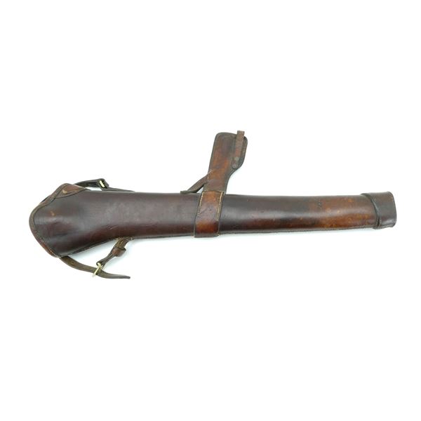 RARE WWI BRITISH CAVALRY LEATHER RIFLE SCABBARD