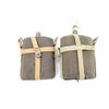 Image 2 : WWII ERA CANADIAN / BRITISH MILITARY CANTEENS WITH CANVAS CARRIER LOT