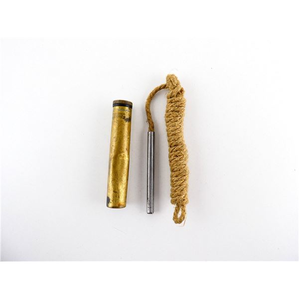 WWI BRITISH LEE ENFIELD BRASS OILER AND PULL-THRU LOT
