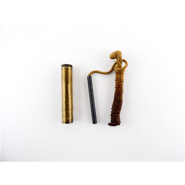 WWI CANADIAN LEE ENFIELD BRASS OILER AND PULL-THRU LOT