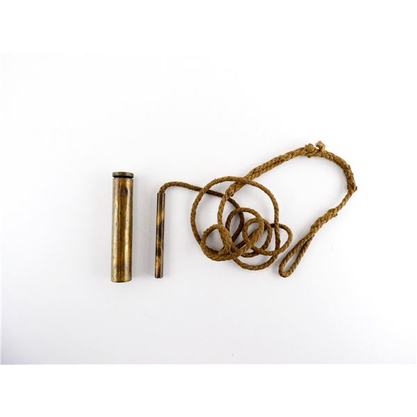 WWI BRITISH LEE ENFIELD BRASS OILER AND PULL-THRU LOT
