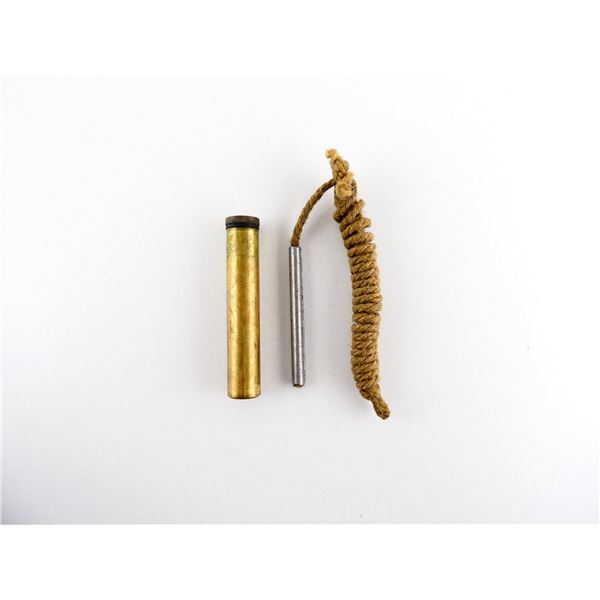 WWI BRITISH LEE ENFIELD BRASS OILER AND PULL-THRU LOT