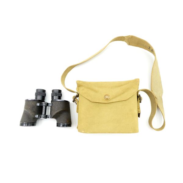 WWII CANADIAN MILITARY BAUSCH & LOMB 6X30 BINOCULARS WITH CASE