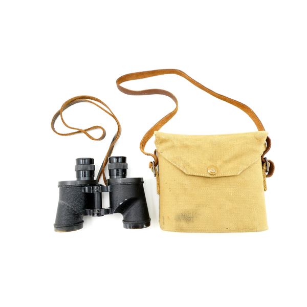 WWII CANADIAN MILITARY 6X30 BINOCULARS WITH CASE