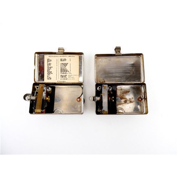 CZECH MILITARY MORSE CODE KEY TRANSMITTER LOT