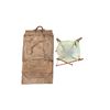 Image 1 : WWI / WWII BRITISH MILITARY CLOTHING VALISE AND FOLDING WASH BASIN LOT