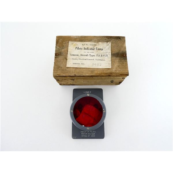 BRITISH MILITARY PILOT INDICATOR LAMPS LOT