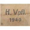 Image 3 : WWII GERMAN BURLAP SACK