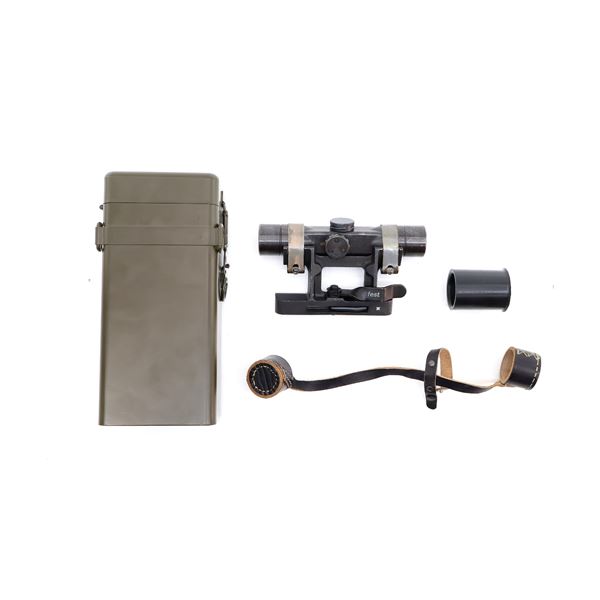 POST-WWII POSSIBLY CZECH ZF4 G43 SCOPE WITH REPRODUCTION MOUNT LOT