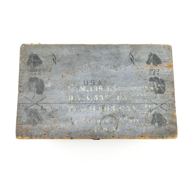 WWI U.S. MILITARY TRUNK