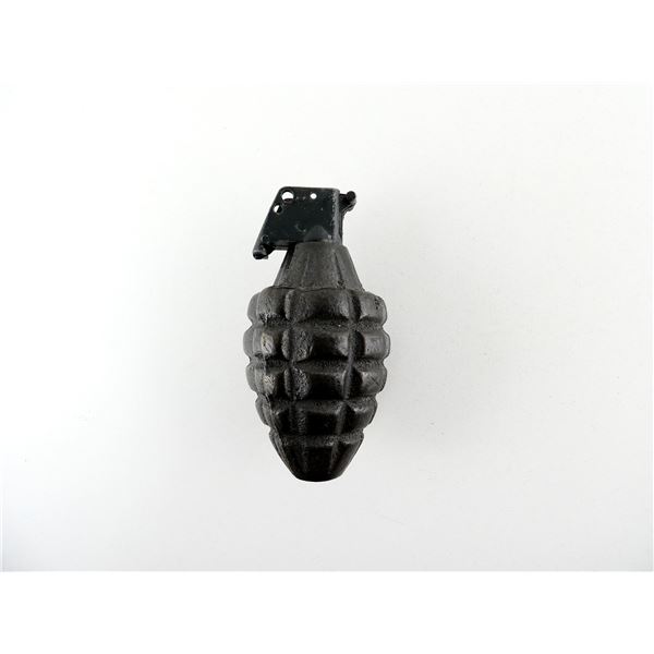 U.S. MILITARY PRACTICE PINEAPPLE GRENADE INERT
