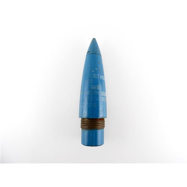 CANADIAN MILITARY 75MM PRACTICE ROCKET PROJECTILE INERT