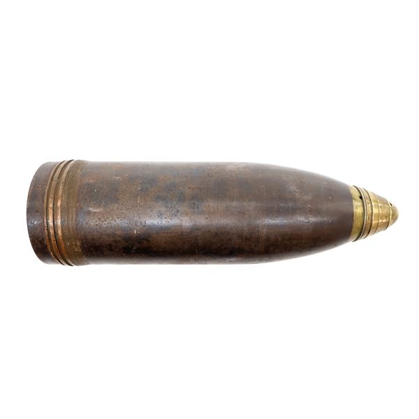 WWI ERA CANADIAN / BRITISH MILITARY 4.5" HOWITZER PROJECTILE INERT