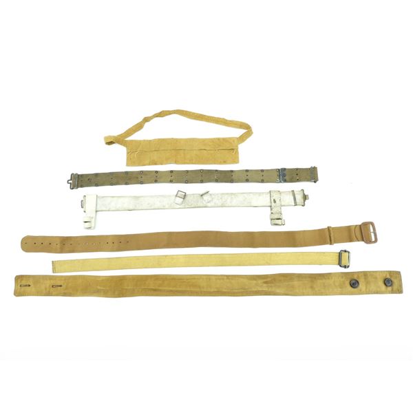 ASSORTED MILITARY / MILITARY STYLE BELT LOT