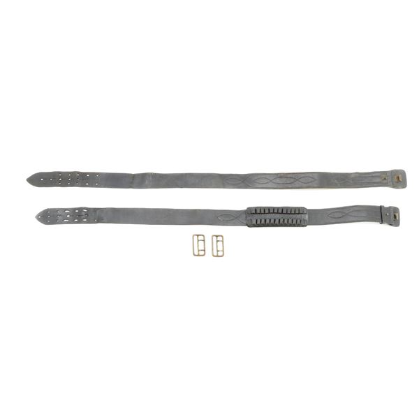 CANADIAN / BRITISH MILITARY SAM BROWNE STYLE BELT LOT