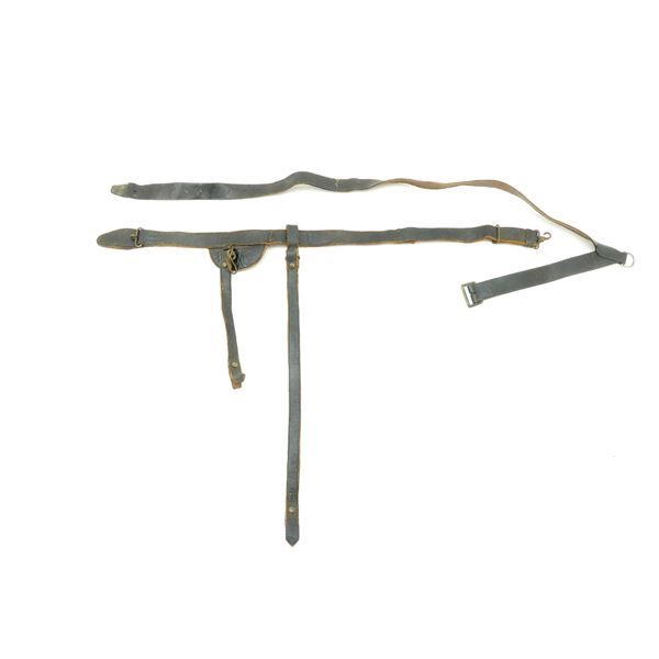 ASSORTED MILITARY SNAKE BELT AND SLING