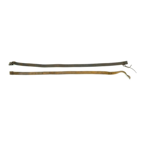WWII ERA BRITISH P1907 LEE ENFIELD LEATHER SLINGS LOT