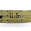 Image 3 : WWII GERMAN LUGER HOLSTER WITH WWII U.S. WEB CANVAS PISTOL BELT LOT