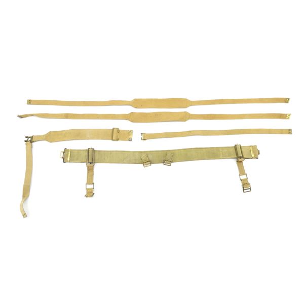 ASSORTED WWII CANADIAN TAN P37 WEBBING LOT