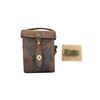 Image 1 : WWII U.S. MILITARY M14 60MM MORTAR SIGHT LEATHER CARRYING CASE