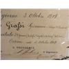 Image 3 : 1909 ITALIAN FRAMED SHOOTING AWARD