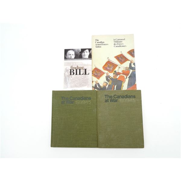 ASSORTED WWII CANADIAN MILITARY BOOK LOT