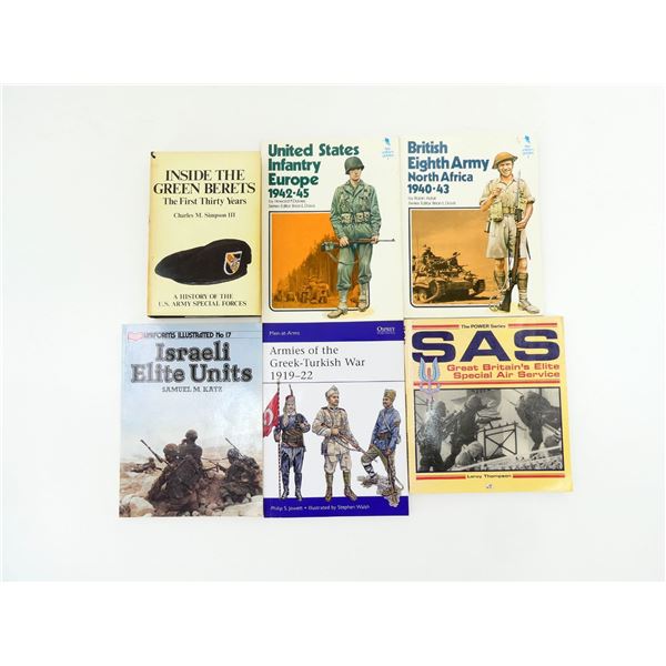 ASSORTED MILITARY BOOK LOT