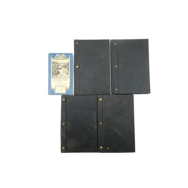 ASSORTED WWII CANADIAN MILITARY TRAINING MANUALS AND BRITISH MAP LOT