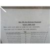 Image 3 : FRAMED WWII CANADIAN MARCO CODE CARD