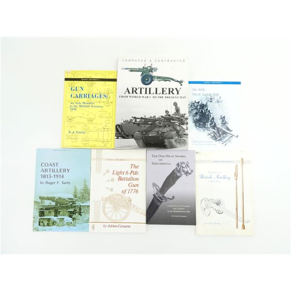 ASSORTED MILITARY WEAPONRY BOOK LOT