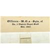 Image 3 : WWII CANADIAN "OFFICERS-W.O.S - SGTS. OF, NO. 3 DISTRICT DEPOT STAFF, OCT. 1945" PHOTO
