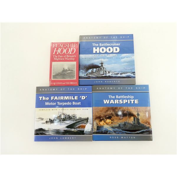 ASSORTED MILITARY WARSHIP BOOK LOT
