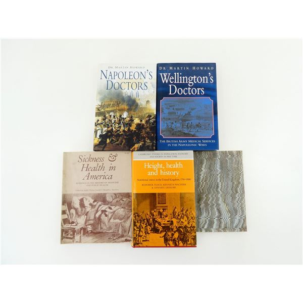 ASSORTED MILITARY MEDICINE BOOK LOT