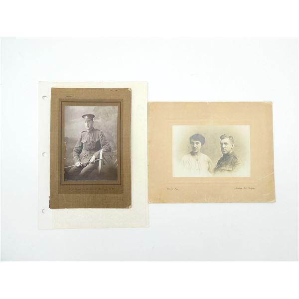 WWI ERA CANADIAN SOLDIER PHOTOS LOT