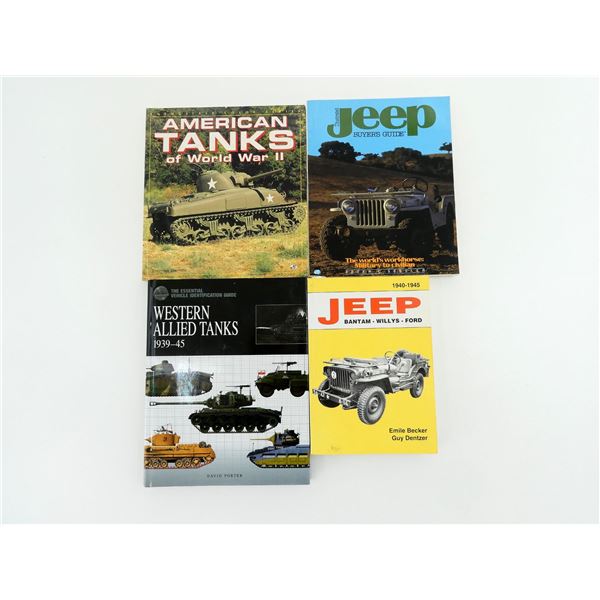 ASSORTED MILITARY VEHICLE BOOK LOT