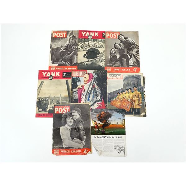 ASSORTED 1945 DATED MAGAZINES