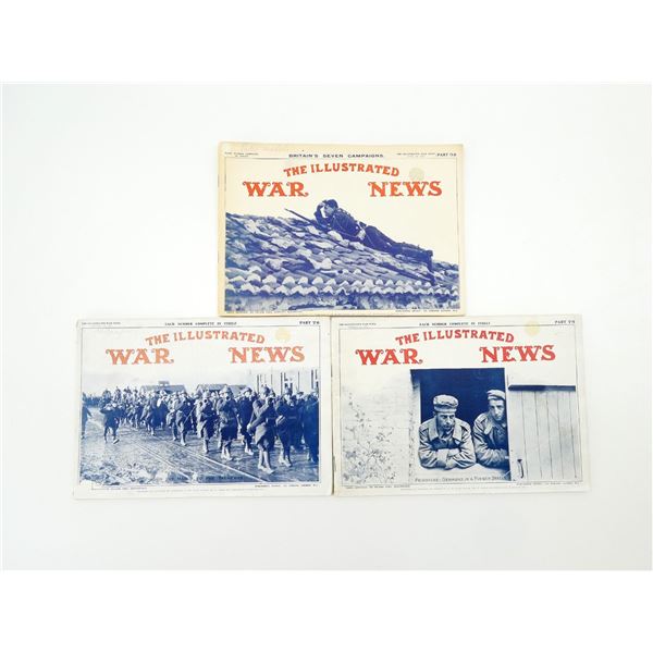 ASSORTED WWI "THE ILLUSTRATED WAR NEWS" MAGAZINE LOT