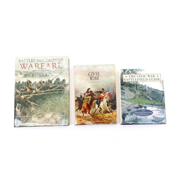 ASSORTED CIVIL WAR MILITARY BOOK LOT